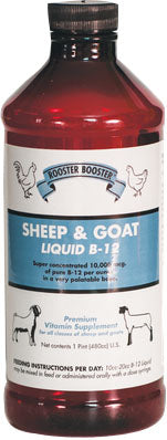 Rooster Booster Liquid B-12 Vitamin Sheep And Goat