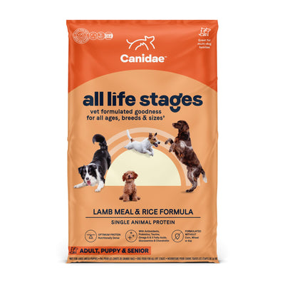 CANIDAE All Life Stages Lamb Meal & Rice Formula Dog Dry 27 Pound (Pack of 1)