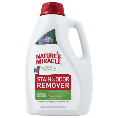 Nature's Miracle Dog Stain and Odor Remover, Everyday Mess Enzymatic Formula, 1 gal