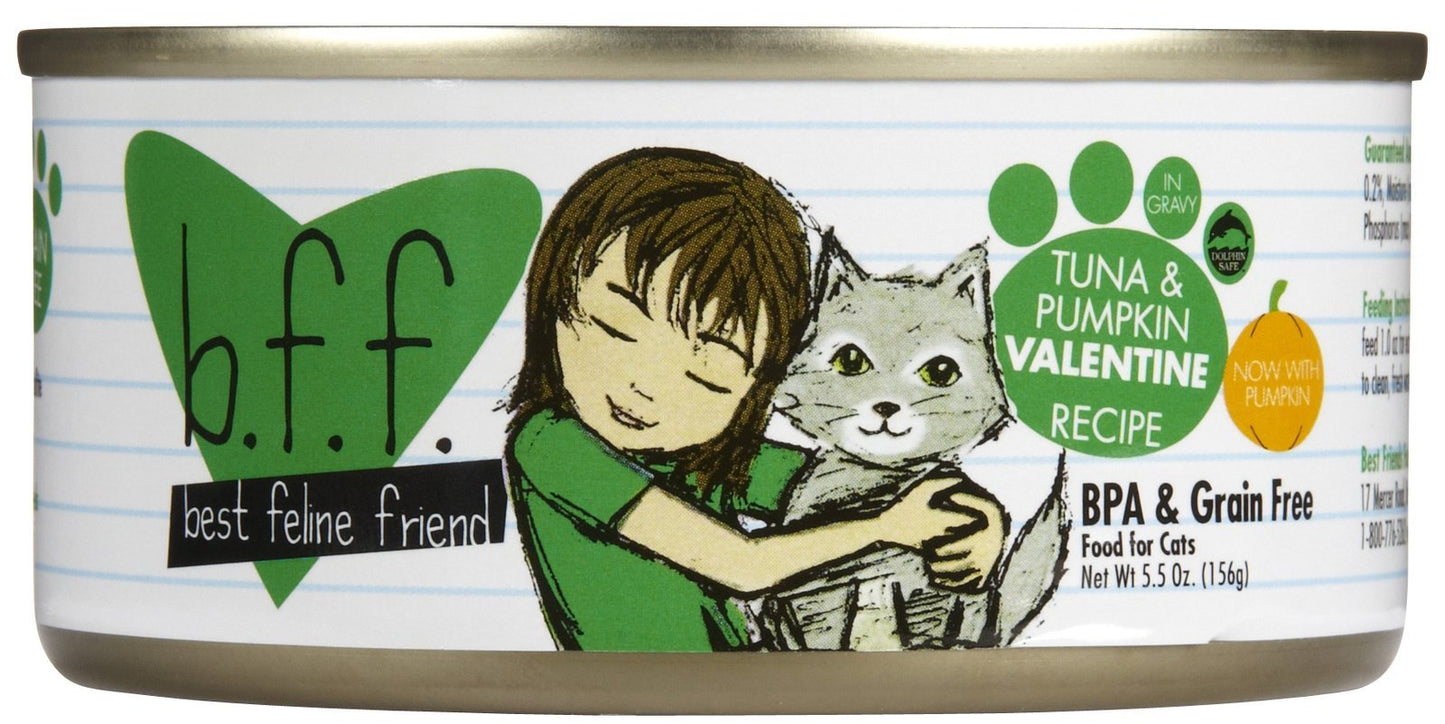 BFF Canned Cat Tuna & Pumpkin Valentine 5.5 oz