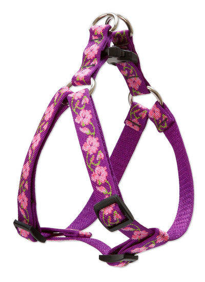 LupinePet Originals 3/4" Rose Garden 15-21" Step In Harness for Small Dogs