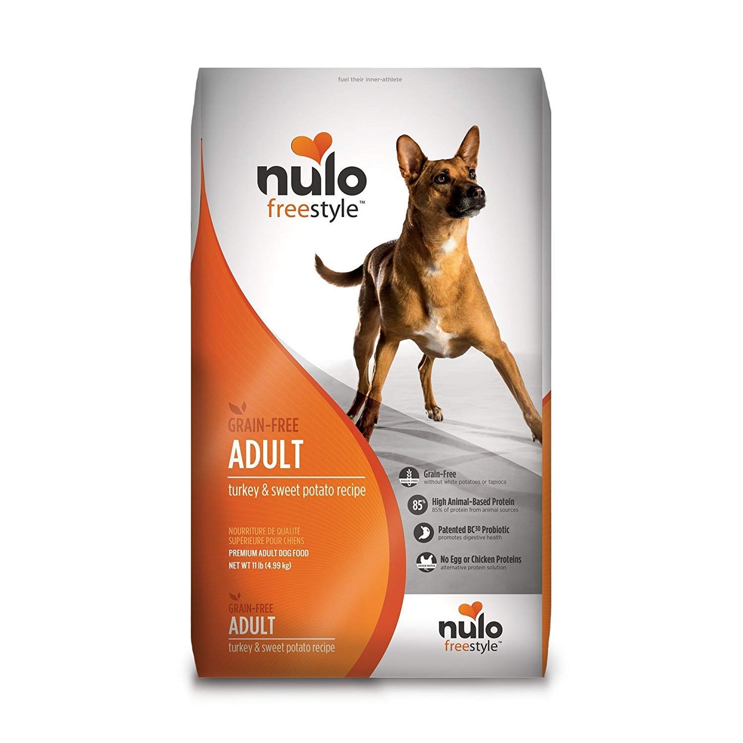 Nulo Grain Free Dog Food: All Natural Adult Dry Pet Food For Large And Small Breed Dogs (Turkey, 11Lb)