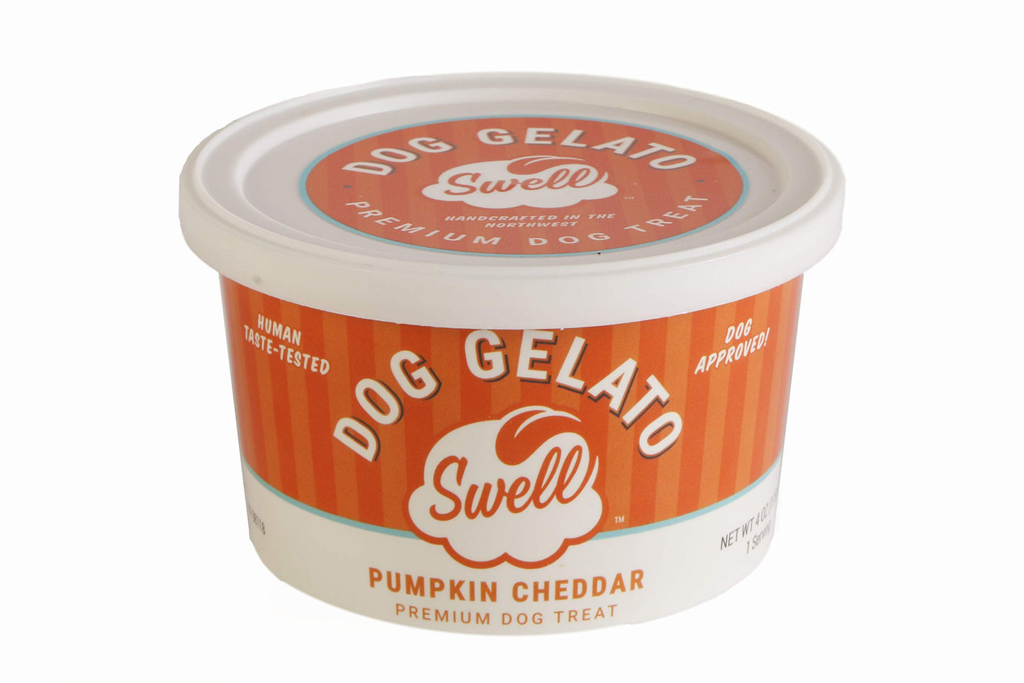 Swell Dog Gelato Pumpkin Cheddar Cup 4 Ounce