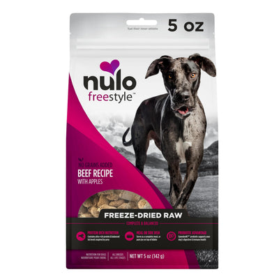 Nulo Freestyle Freeze-Dried Raw, Ultra-Rich Grain-Free Dry Dog Food for All Breeds and Life Stages with BC30 Probiotic for Digestive and Immune Health