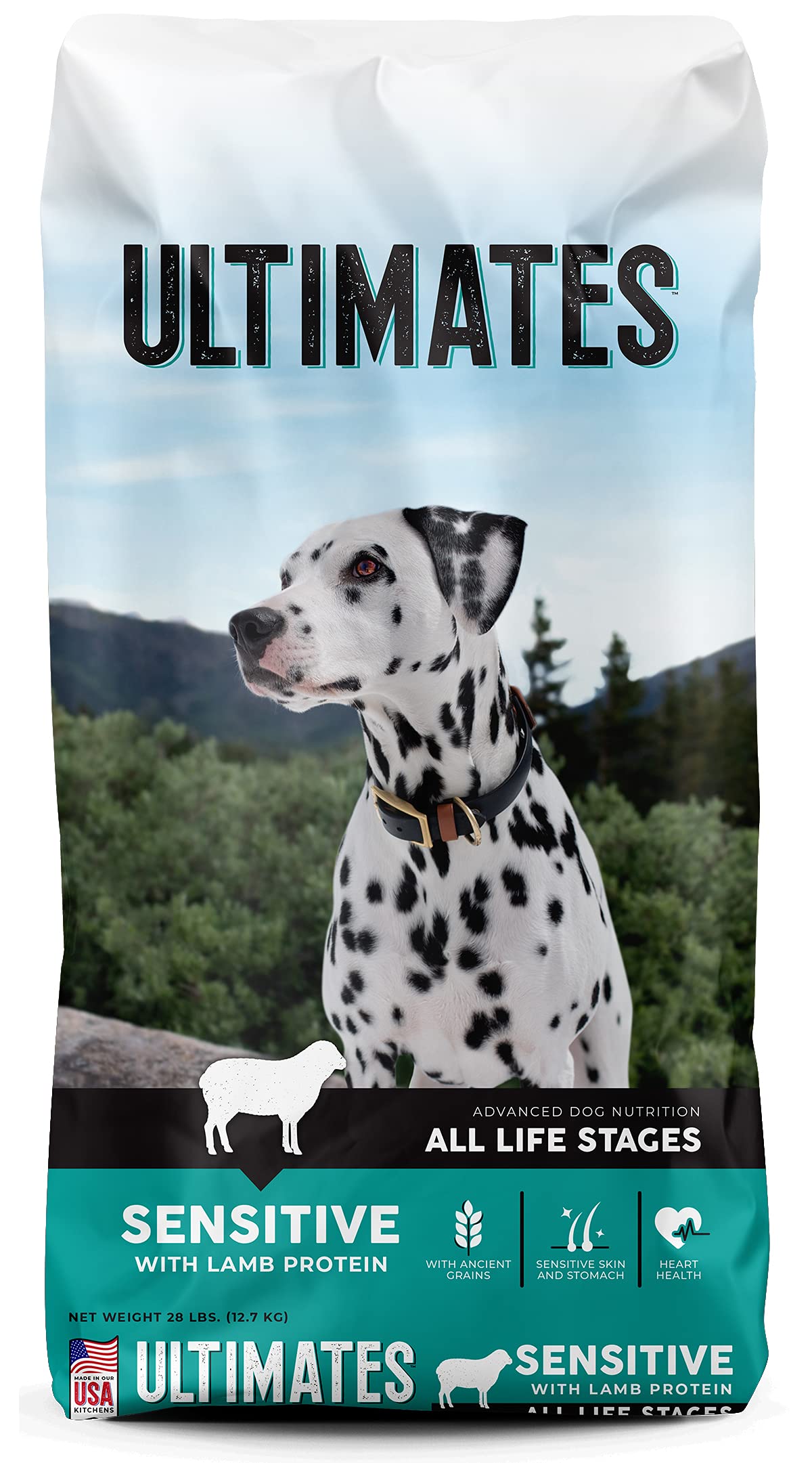 Ultimates Sensitive with Lamb Protein Dry Dog Food, 28 lb