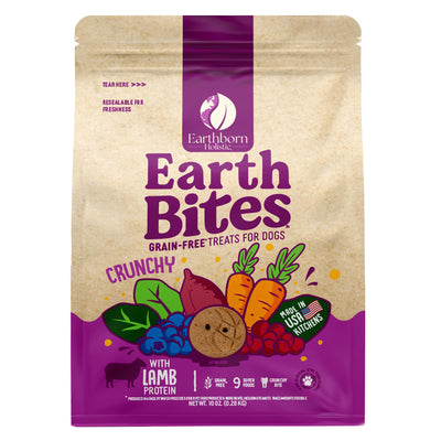 Earthborn EarthBites Crunchy Grain Free Treats for Dogs (Lamb)