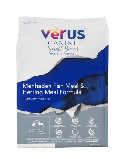 VeRUS Pet Foods Dry Dog Food Fish, Small Breed Formula (12lb)