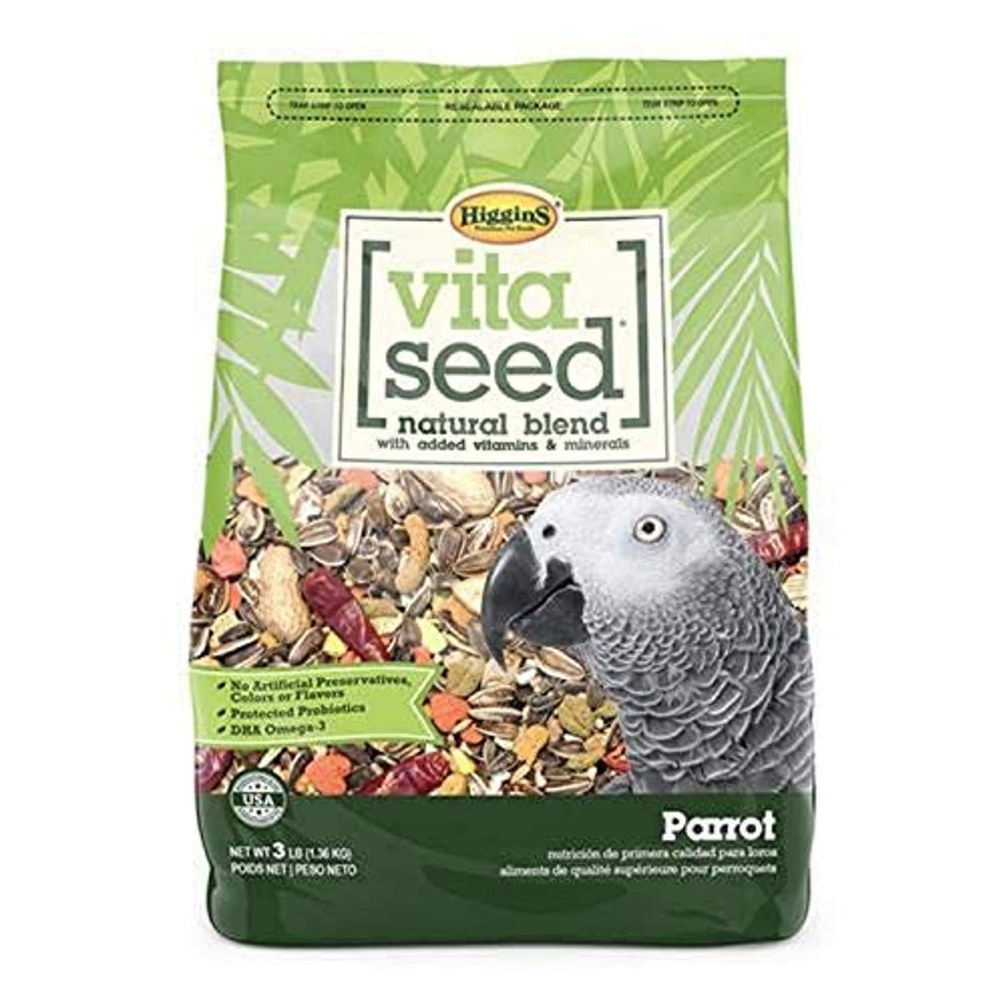 Higgins Vita Seed Parrot 3 Lbs.