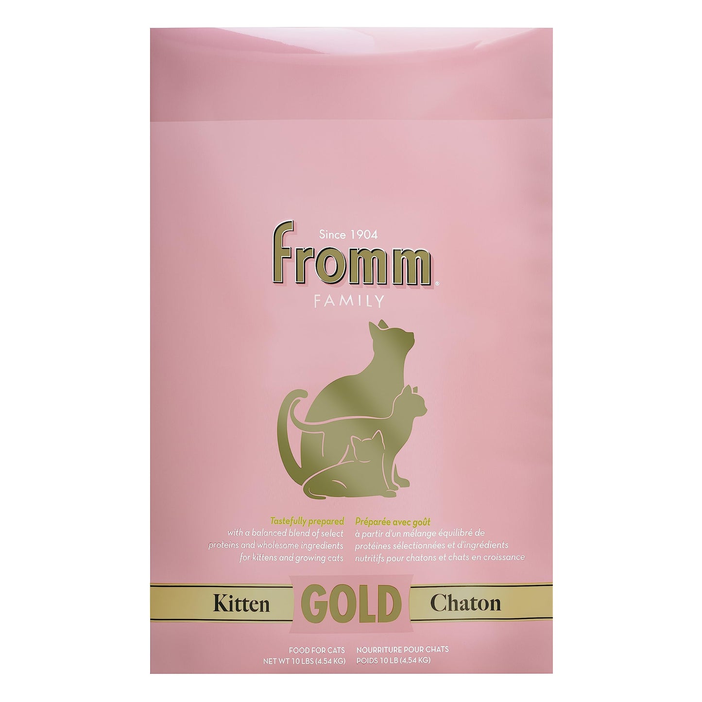 Fromm Kitten Gold Dry Cat Food - Premium Cat Food for Kittens & Pregnant or Nursing Cats - Chicken Recipe - 10 lb