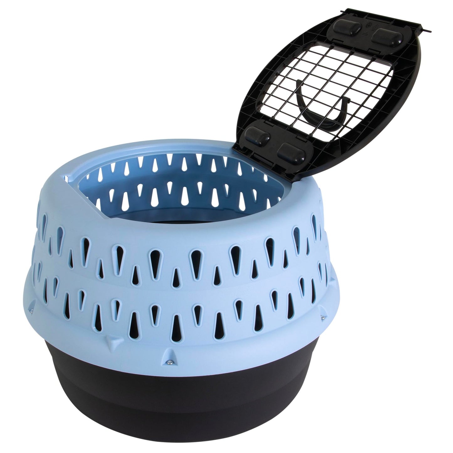 Petmate Get-A-Round Kennel for Cats, up to 20 Pounds, Blue, 19 Inches Wide