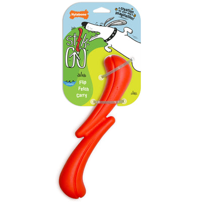 Nylabone Stik-GO Interactive Dog Toy - Lightweight Flexible Floatable Dog Fetch Toy for Creative Play & Dog Exercise