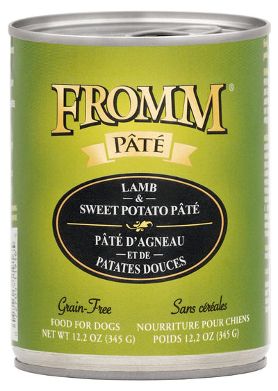 Fromm Lamb & Sweet Potato Pate Dog Food - Premium Wet Dog Food - Lamb Recipe - 12.2 oz Can