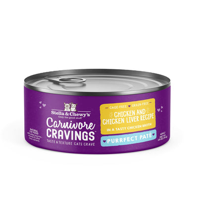 Stella & Chewy's Cat Carnivore Cravings Pate Chicken & Liver, 2.8-oz