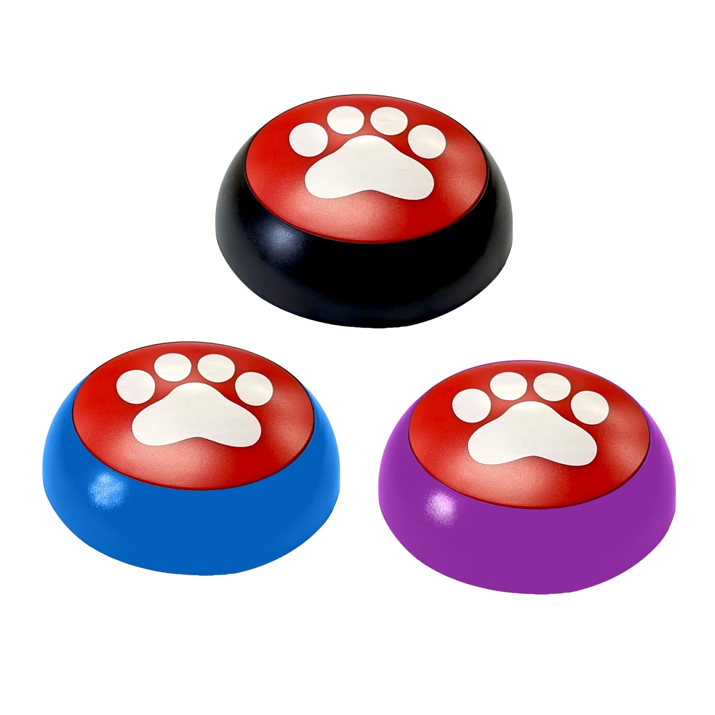 SPOT Easy-Talk-Dog Buttons for Communication, 20s Voice Recording Buttons, Pet Training Buzzer, Speaking Buttons for Cats & Dogs Voice, Dog & Puppy Training & Behavior Aids, 3Pcs