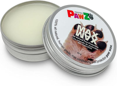 MaxWax Dog Paw Balm - 100% All Natural Paw Balm for Dogs - Lick Safe - Paw Soother for Puppies and Adult Dogs - Wax for Dog Paw Protector - 60g (2.1 oz)