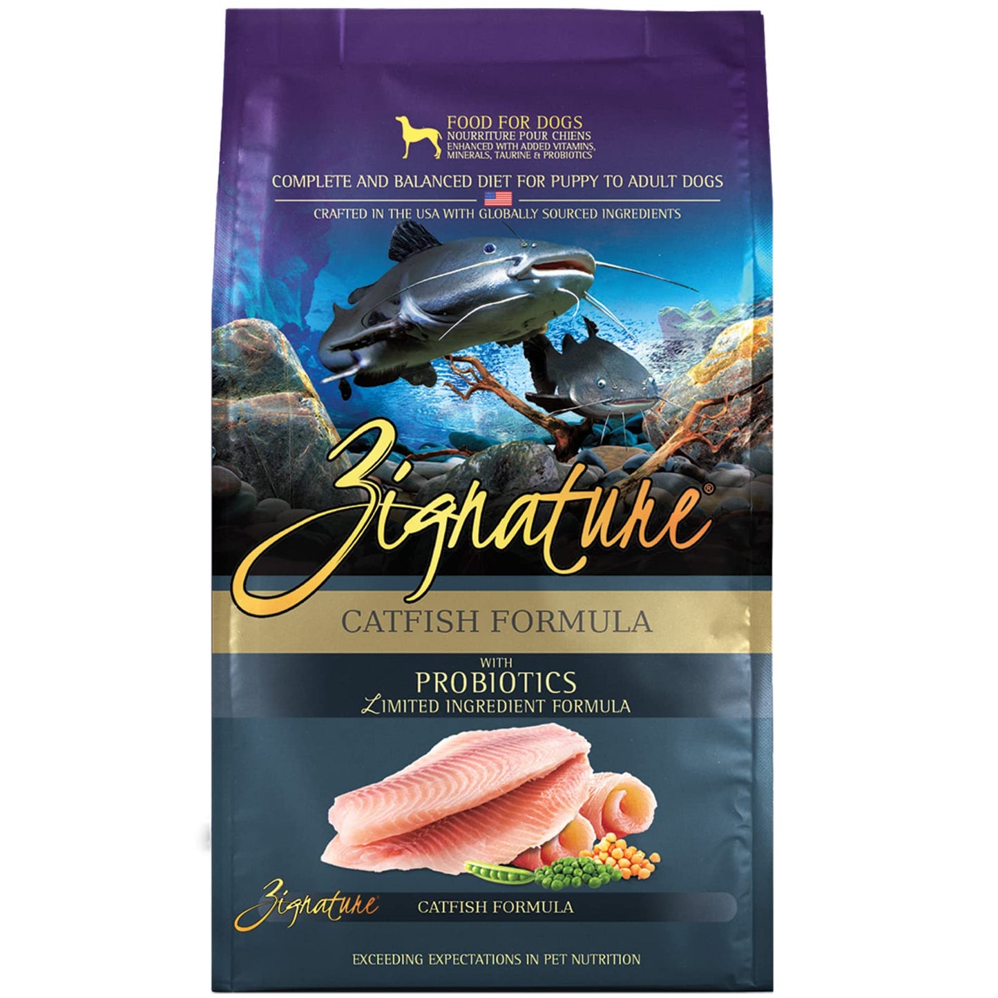 Zignature Catfish Limited Ingredient Formula Dry Food 25lb