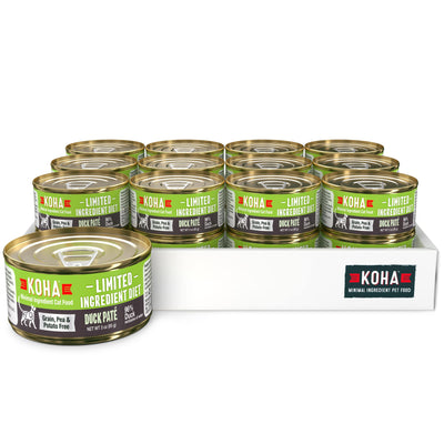 KOHA Limited Ingredient Diet Duck Pate for Cats, 3oz