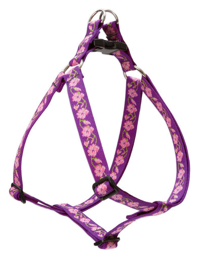 LupinePet Originals 1" Rose Garden 24-38" Step In Harness for Large Dogs