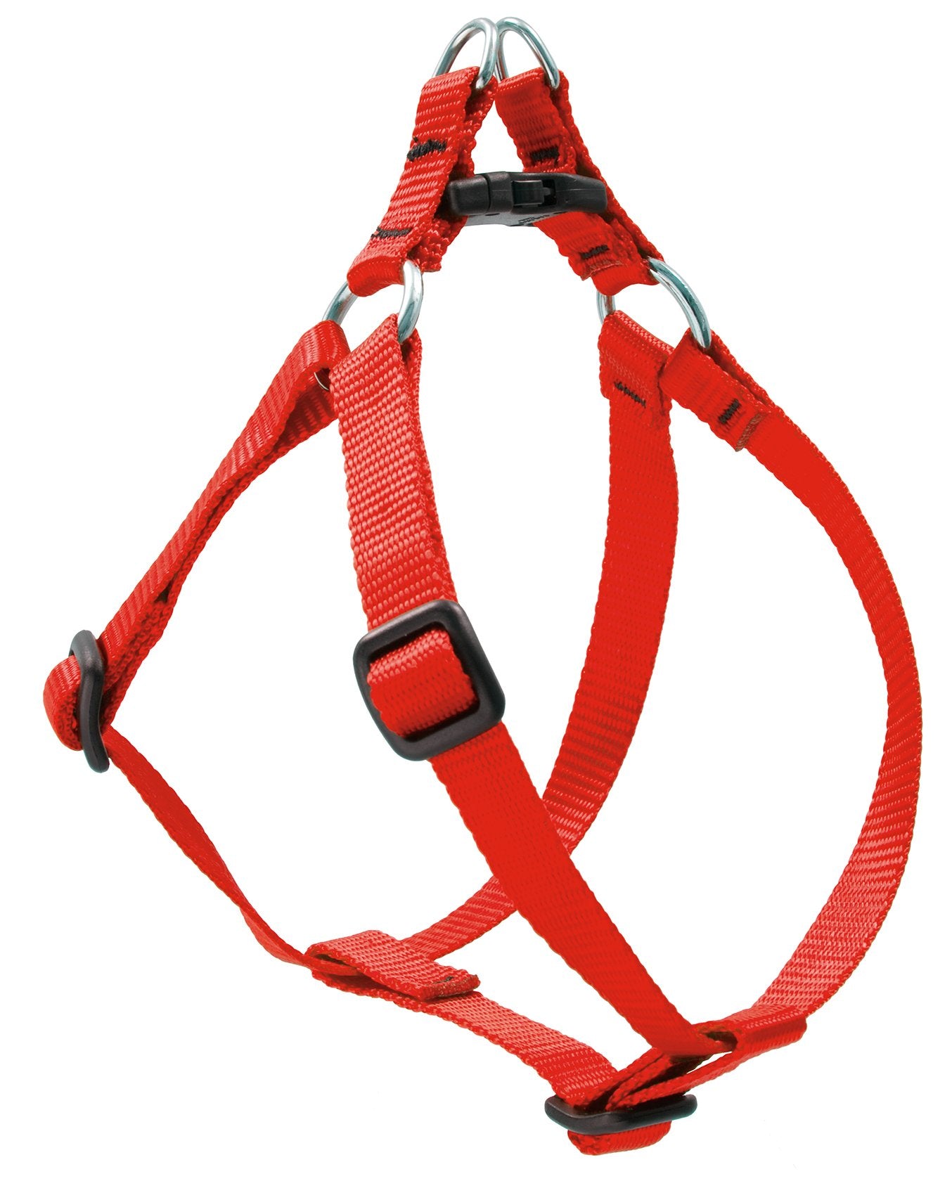 LupinePet Basics 1/2" Red 12-18" Step In Harness for Small Dogs