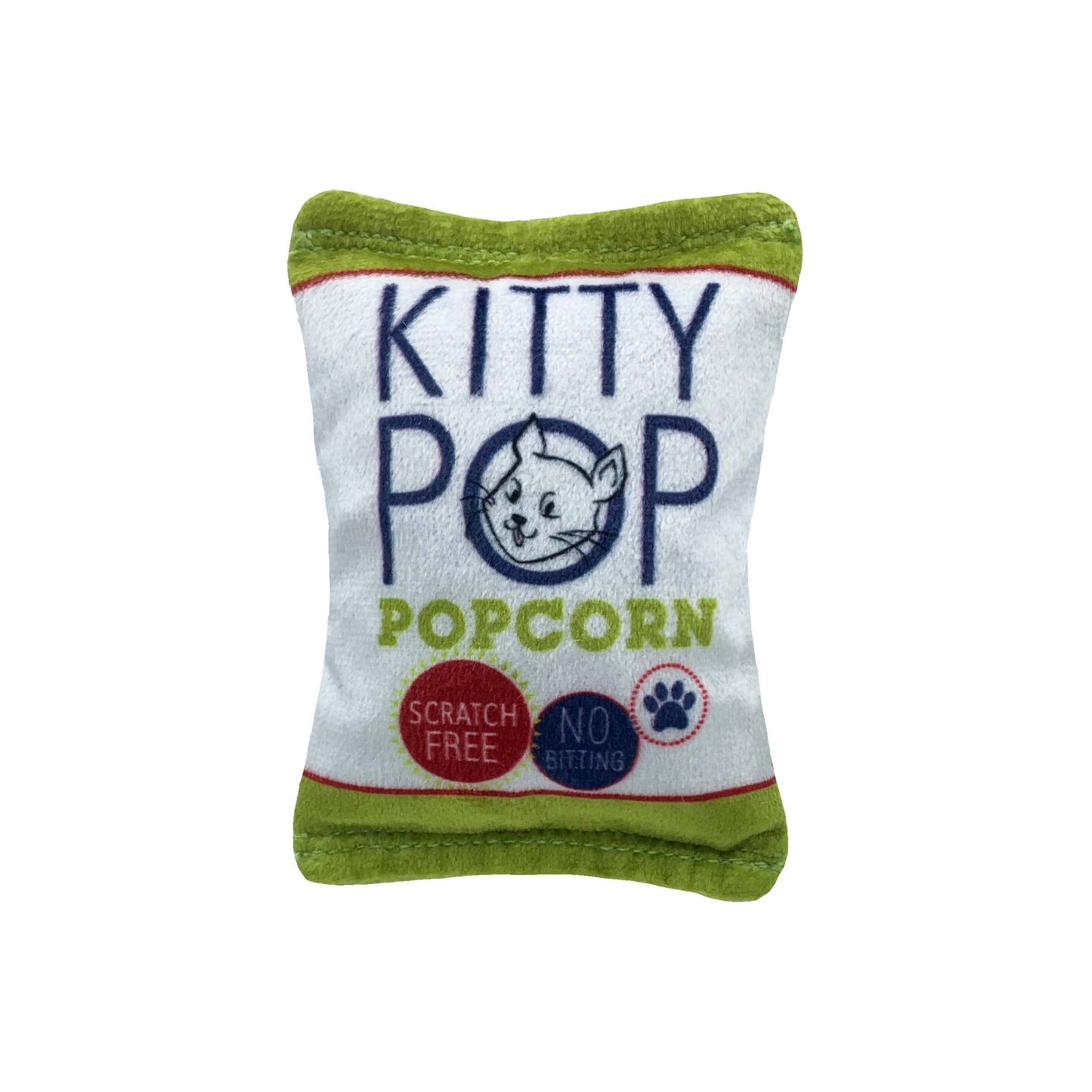 Huxley & Ket Plush Cat Toy | Kitty Pop | Snack Attack Strong Catnip Filled Cat Toy | Plush Interactive Kitten and Cat Toy with Catnip and Crinkle | Kittybelles