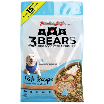 Grandma Lucy's 3 Bears Fish Dog Food - 3lb