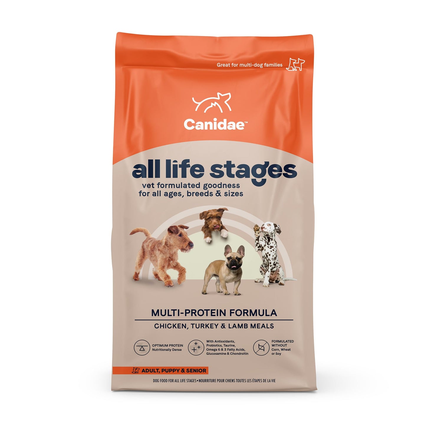 Canidae All Life Stages Dry Dog Food, Multi-Protein Formula, 5 lbs.