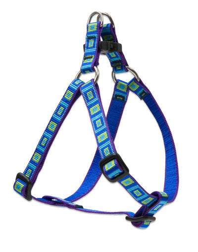 LupinePet Originals 1/2" Sea Glass 12-18" Step In Harness for Small Dogs