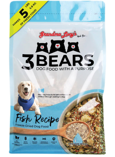 Grandma Lucy's 3 Bears Fish Dog Food - 1lb