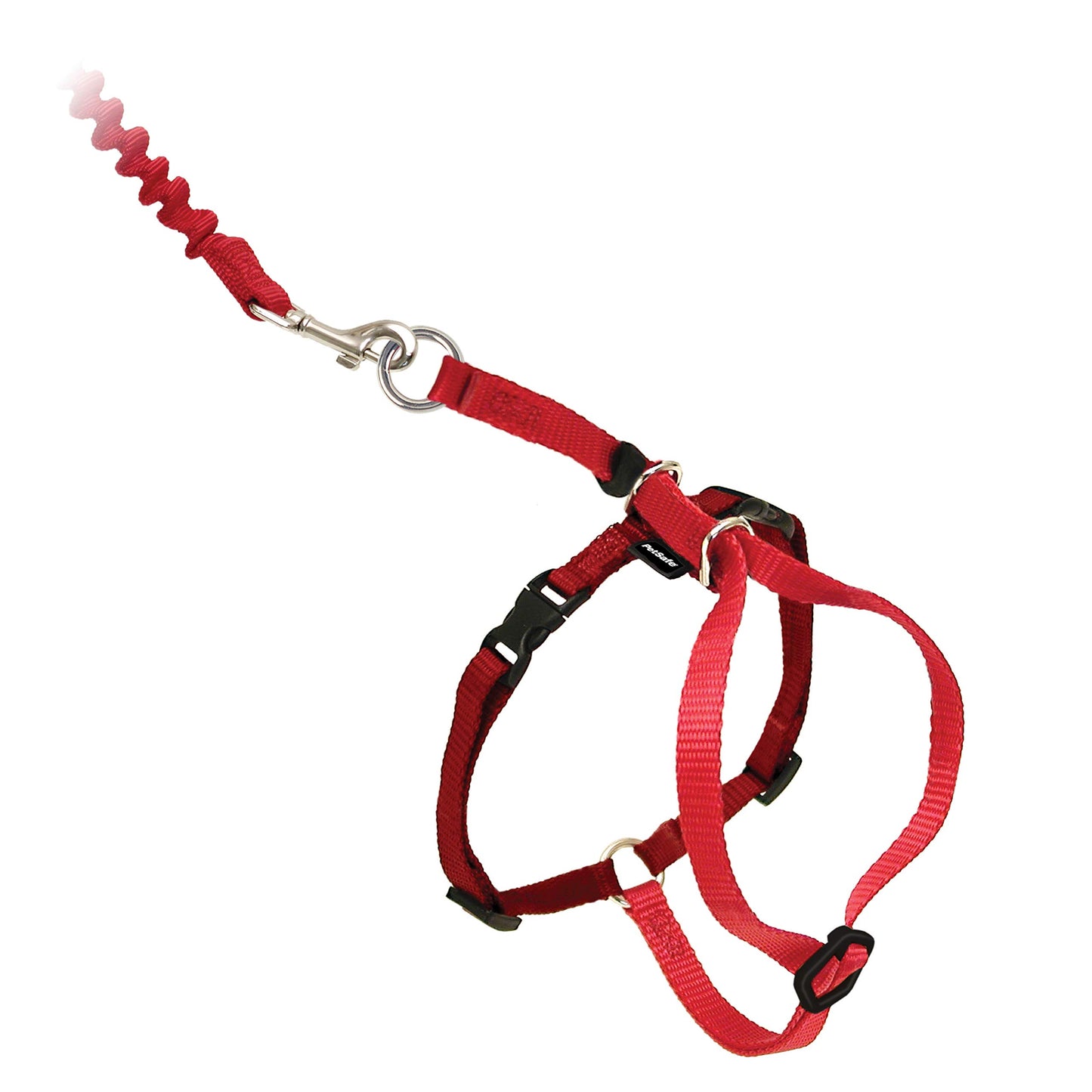 PetSafe Come with Me Kitty Harness and Bungee Leash, Harness for Cats, Medium, Red/Cranberry, Model:CWMK-M-RED