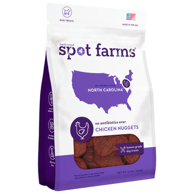 Spot Farms Chicken Nuggets Healthy All Natural Dog Treats Human Grade Grain Free 12 oz