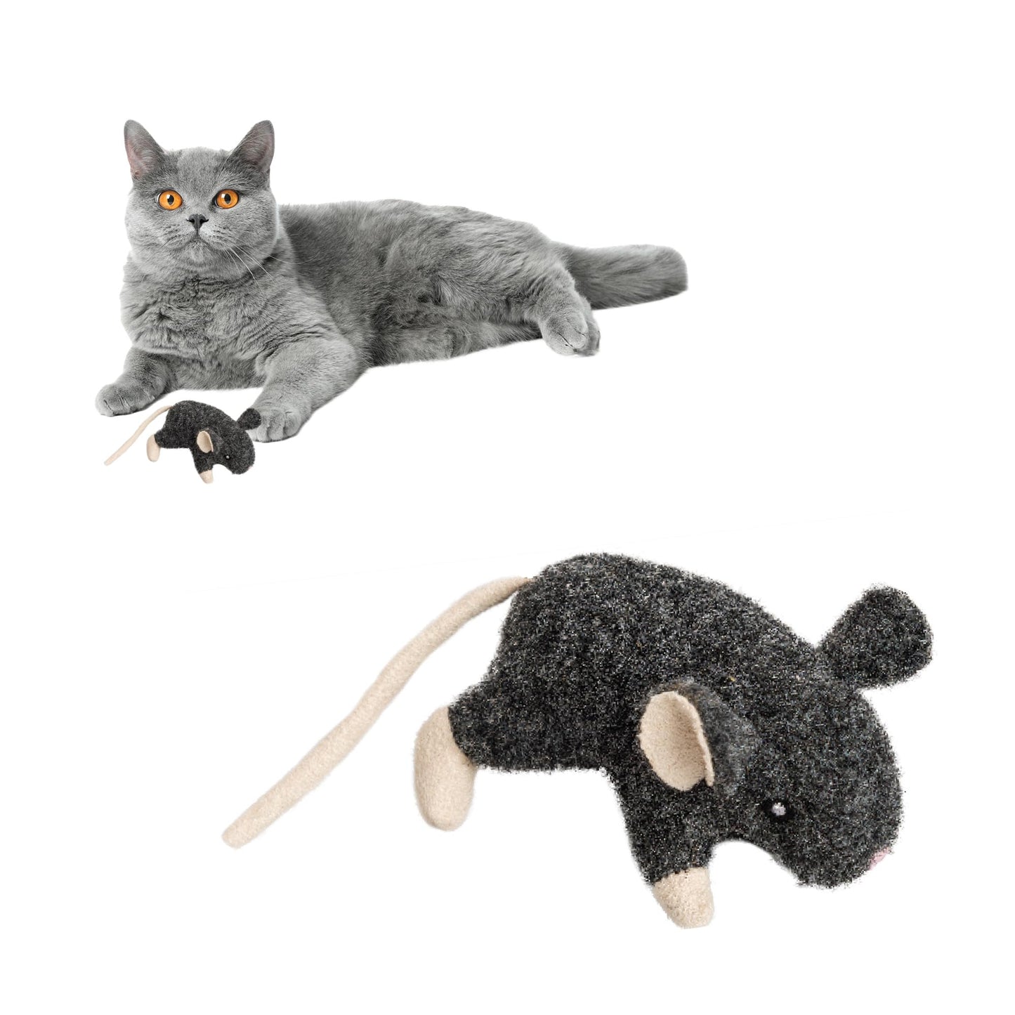 Ethical Pets 52084 Wool Mouse Willie Catnip Toys