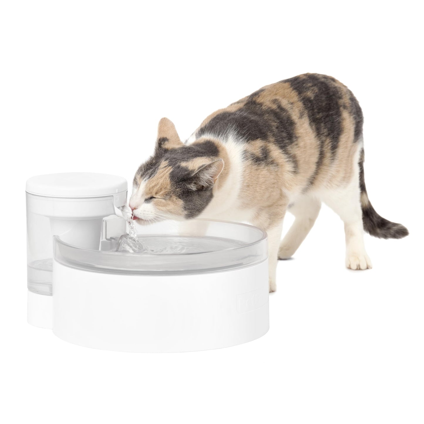 PetSafe Outlast Pumpless Cat Water Fountain, 90 oz, Water Dispenser for Cats and Small Dogs, Dishwasher Safe, Easy Assembly and Cleaning, Water Filter Included