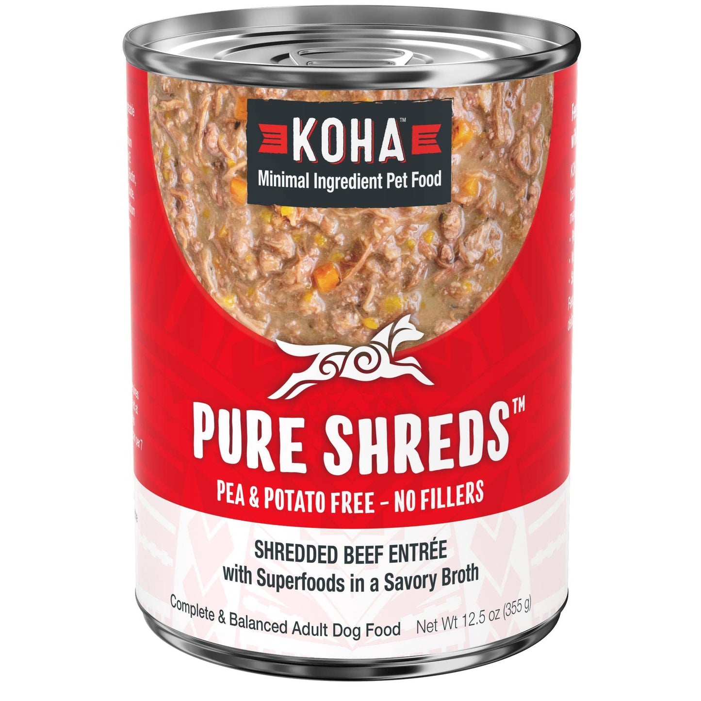 KOHA Pure Shreds Beef EntrÃ©e for Dogs