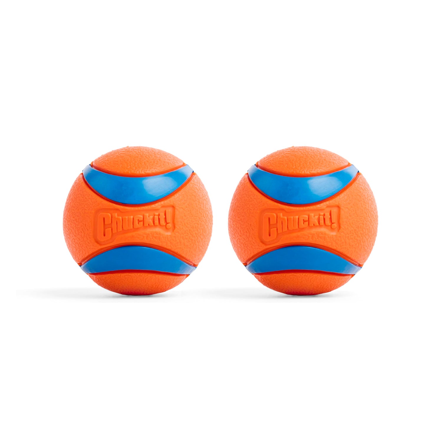 Chuckit! Ultra Ball Dog Toy - Medium Bouncy Fetch Balls For Dogs 20-60 lbs - Made from Durable Rubber - Floating Water Pet Toys - Size Medium - 2.5-inch Diameter - Pack of 2