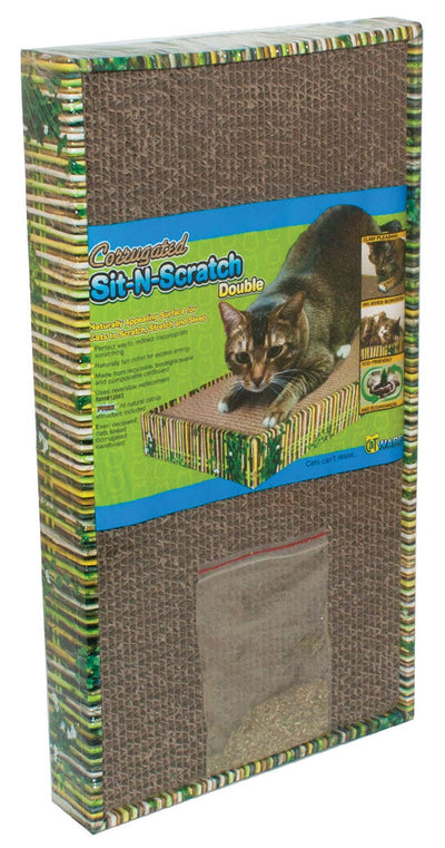 Ware ManufaCounturing CWM12015 Sit-N-Scratch Double Corrugated Scratcher