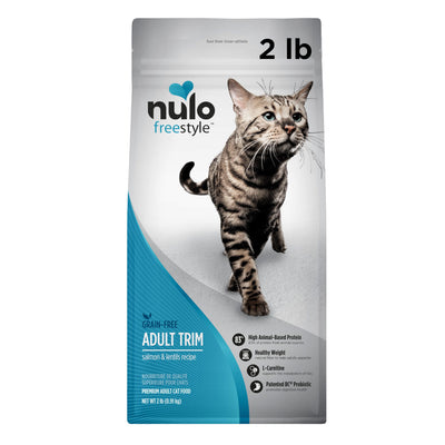 Nulo Freestyle Adult Trim Cat Food, Supports Weight Management, Premium Grain-Free Dry Small Bite Kibble, All Natural Animal Protein Recipe with BC30 Probiotic for Digestive Health Support