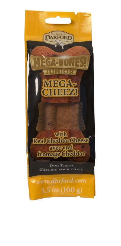 Darford Mega Cheese Junior Bone, 3.5 Ounce, yellow (Pack of 1)