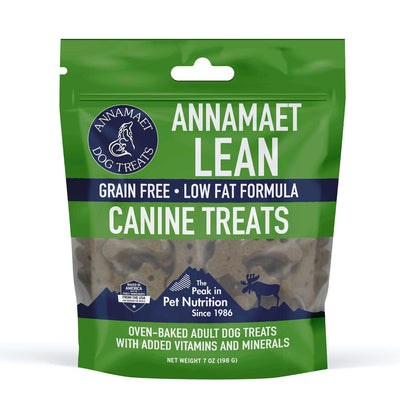 Annamaet Grain-Free Lean Dog Treats Reduced Fat Formula with Chicken & Duck, 7-oz Bag