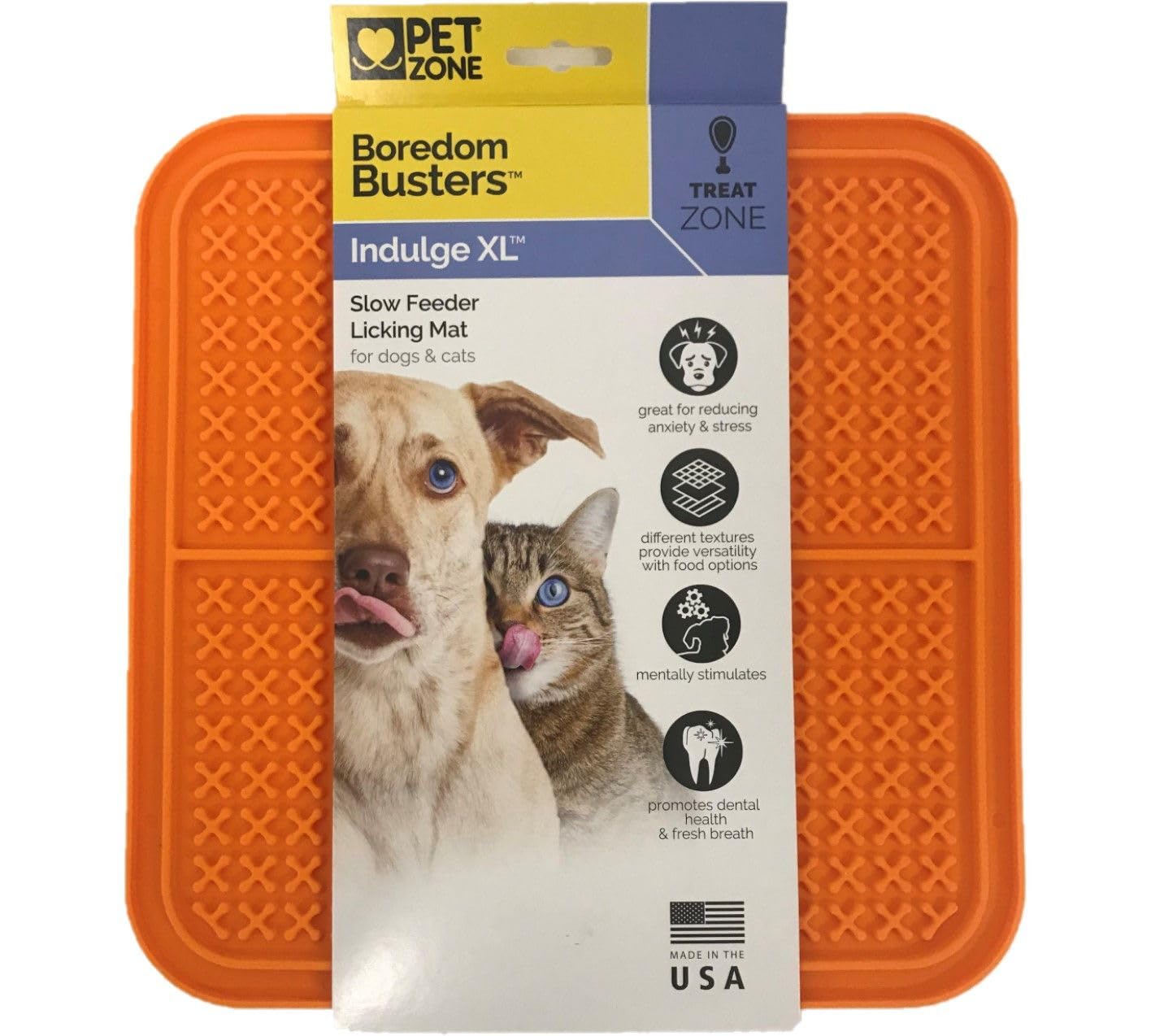 Cosmic Pet PET Zone Boredom Busters Indulge Licking Mat for Dogs Large/X-Large