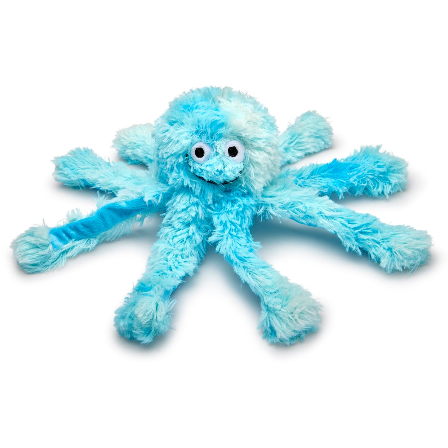 Gor Pets Super Snuggly Plush Octopus Dog Toy - Super Soft with Multiple Squeakers & Crinkles - Perfect Cuddly Companion for Pups & Dogs (Blue, Baby XS)