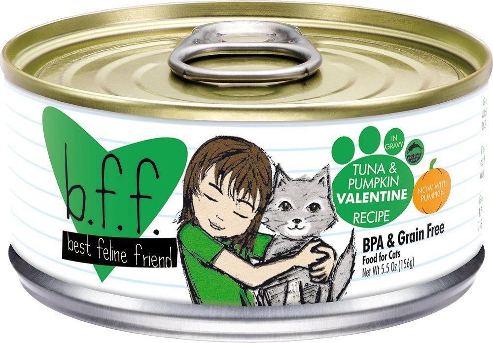 Best Feline Friend Canned Cat Food, Tuna and Chicken 4Eva Recipe (5.5 oz)