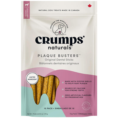 Crumps' Naturals Original Plaque Busters, 7"- 10 Pack, (Product Packaging May Vary)