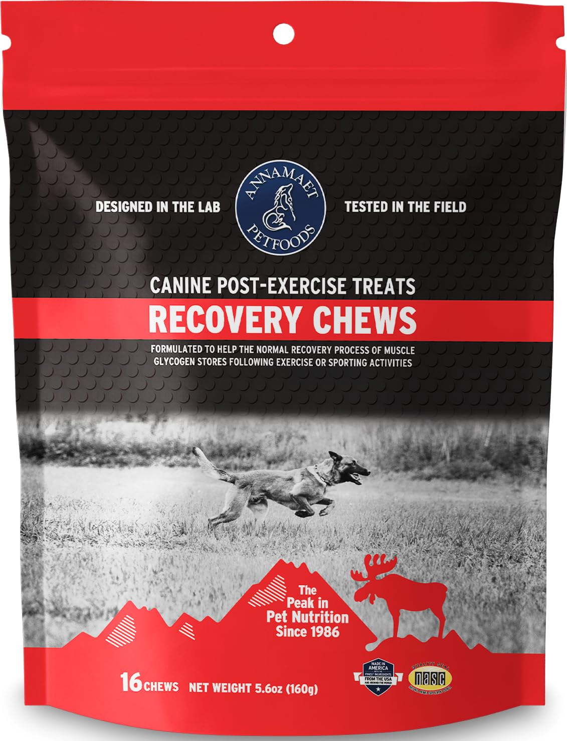 Annamaet Recovery Chews - Canine Post-Exercise Treats 160g