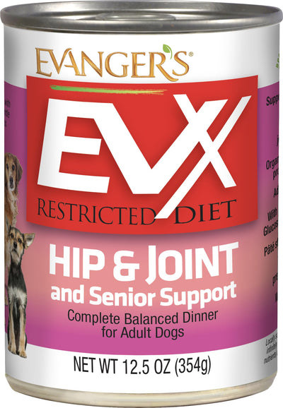 EVX Restricted Diet: Hip and Joint and Senior Support Canned Dog Food - 12, 12.5 oz Cans