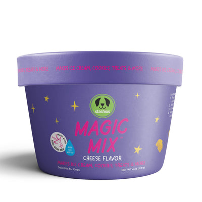 Stashios: Magic Mix - Cheese Flavor - 4oz, All-in-One Powdered Treat Mix for Dogs, Just Add Water, Use to Create Ice Cream, Cookies, Treats & More!