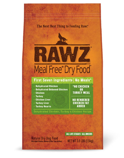 Rawz Meal Free Dry Dog Food (3.5 lb, Chicken & Turkey)