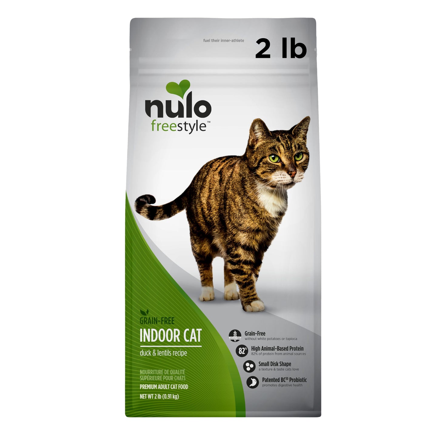 Nulo Freestyle Indoor Cat Food, Supports Weight Management, Premium Grain-Free Dry Small Bite Kibble, All Natural Animal Protein Recipe with BC30 Probiotic for Digestive Health Support