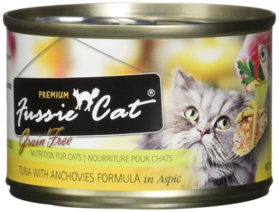 Fussie Cat Premium Tuna with Anchovies (24/5.5oz Cans)