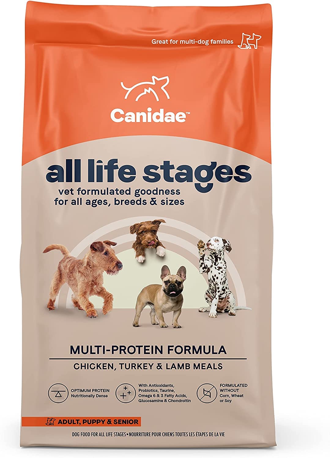 CANIDAE® All Life Stages Multi-Protein Formula Dog Dry 15 lbs.