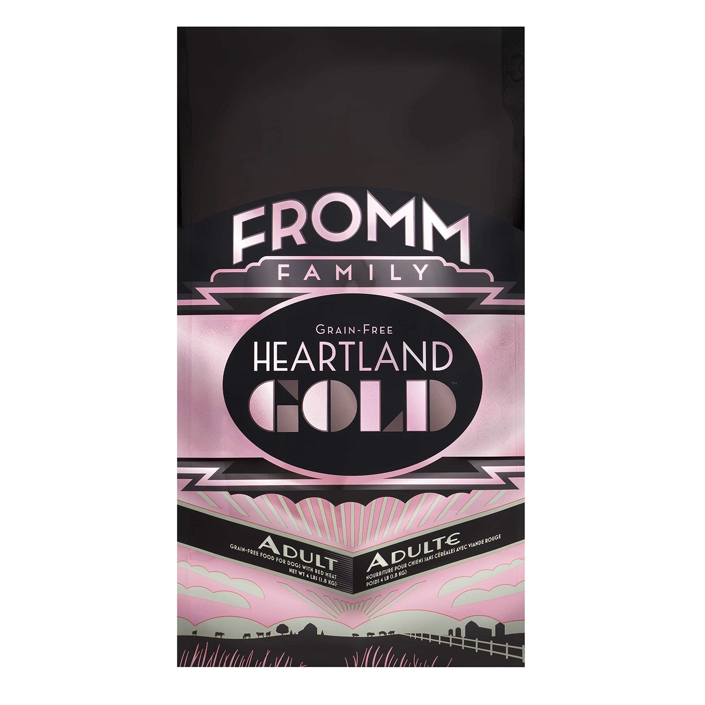 Fromm Heartland Gold Adult Premium Dry Dog Food - Beef Recipe - 4 lb